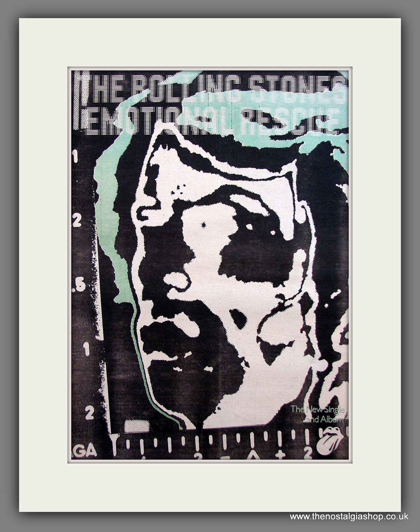 Rolling Stones. Emotional Rescue. Vintage Advert 1980 (ref AD13891)