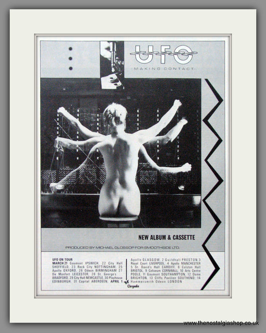 UFO. Making Contact. 1983 Original Advert (ref AD52707)