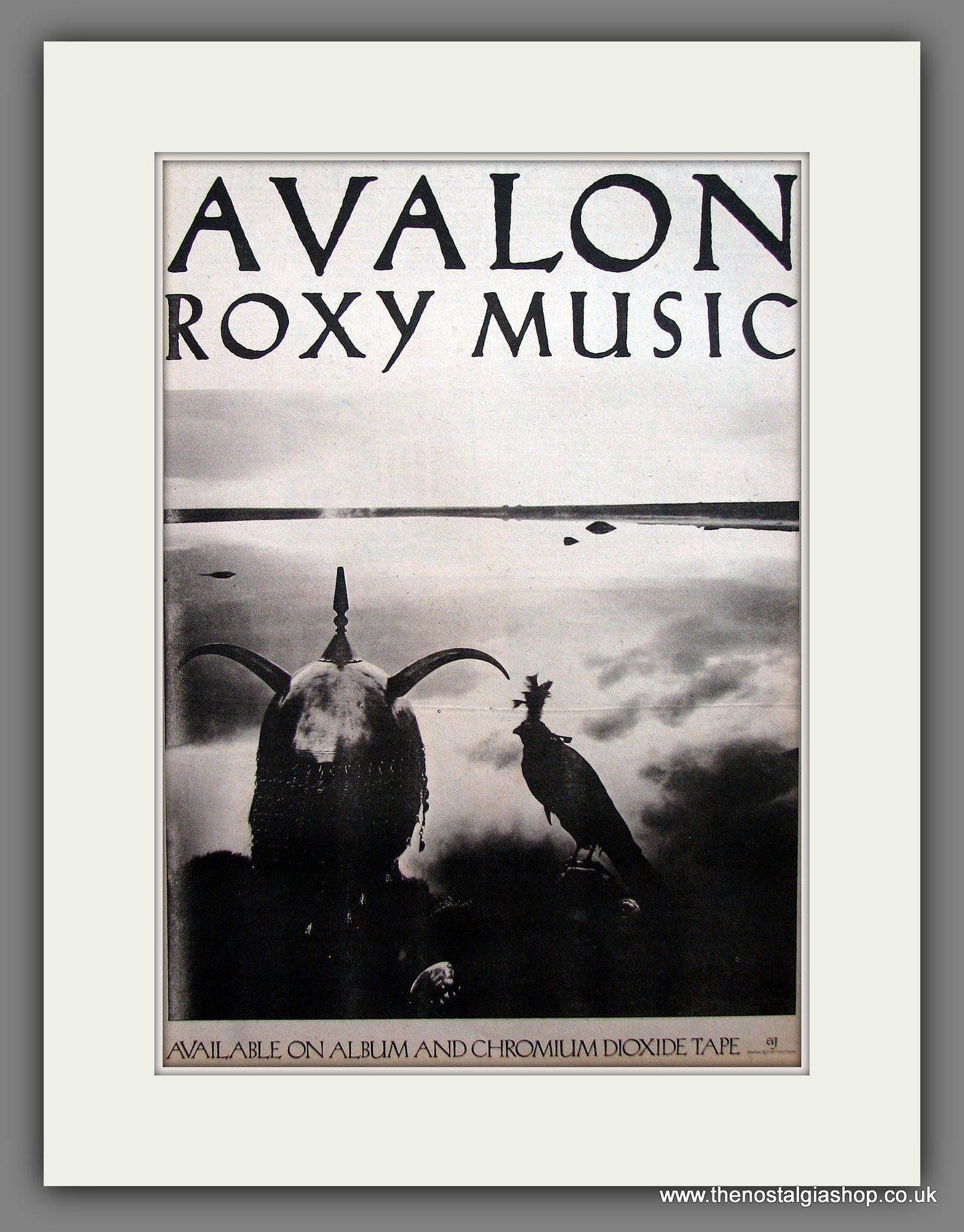 Roxy Music. Avalon. Vintage Advert 1982 (ref AD13924)