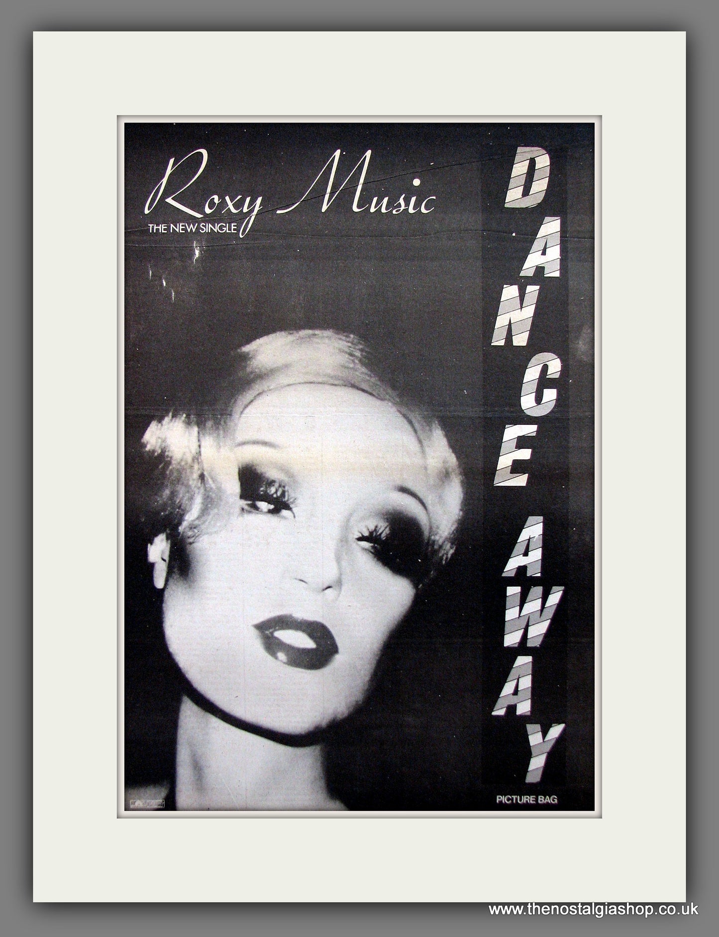 Roxy Music. Dance Away. Vintage Advert 1979 (ref AD13925)