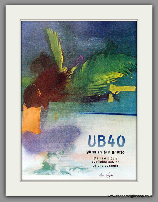 UB40 Guns In The Ghetto. 1997  Original Advert (ref AD53260)