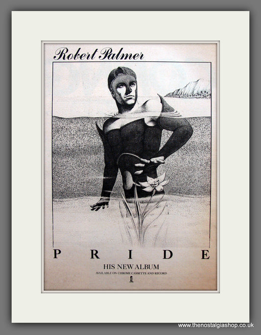 Robert Palmer. Pride. Vintage Advert 1983 (ref AD13940)