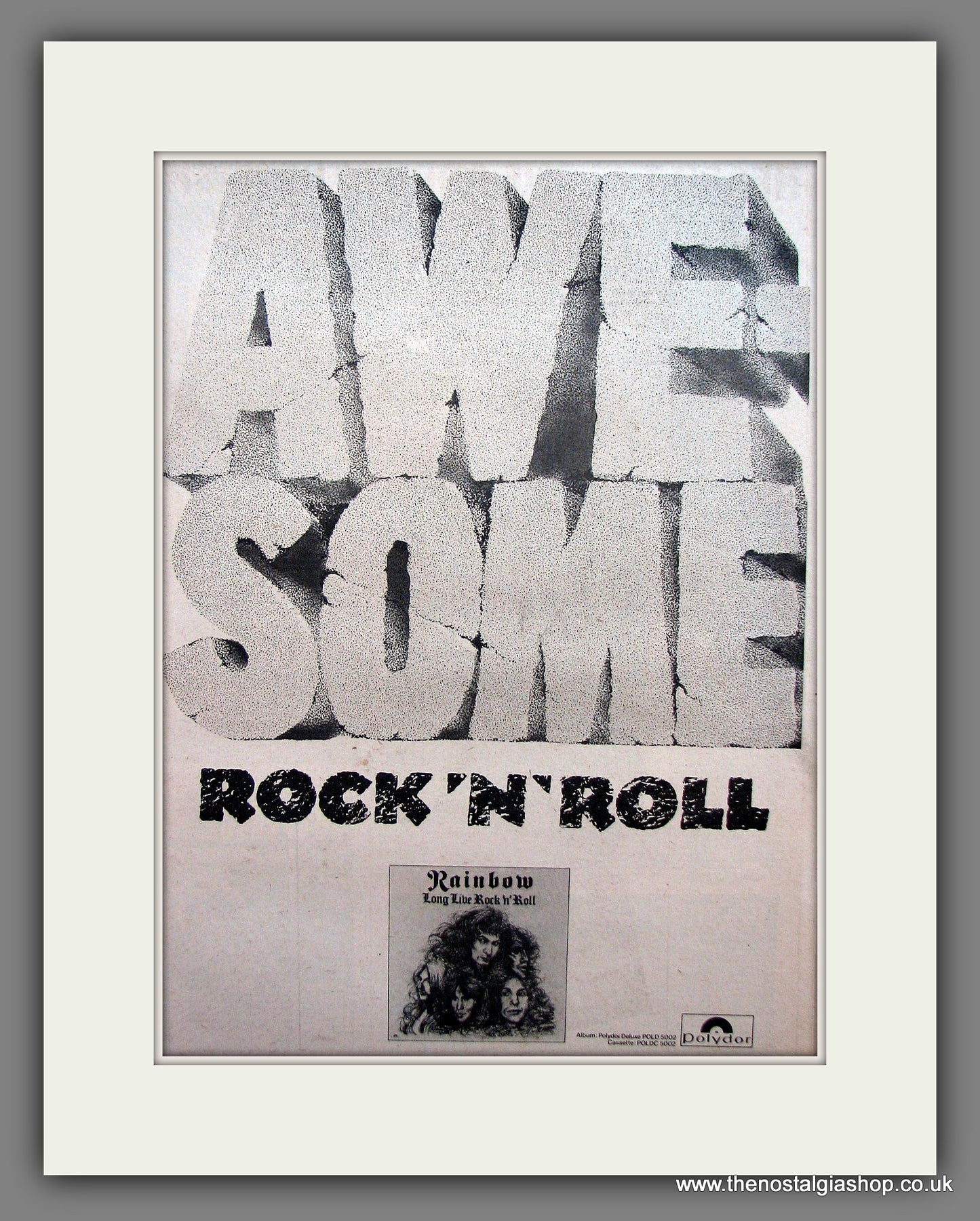 Rainbow Long Live Rock 'N' Roll. Vintage Advert 1978 (ref AD13944)