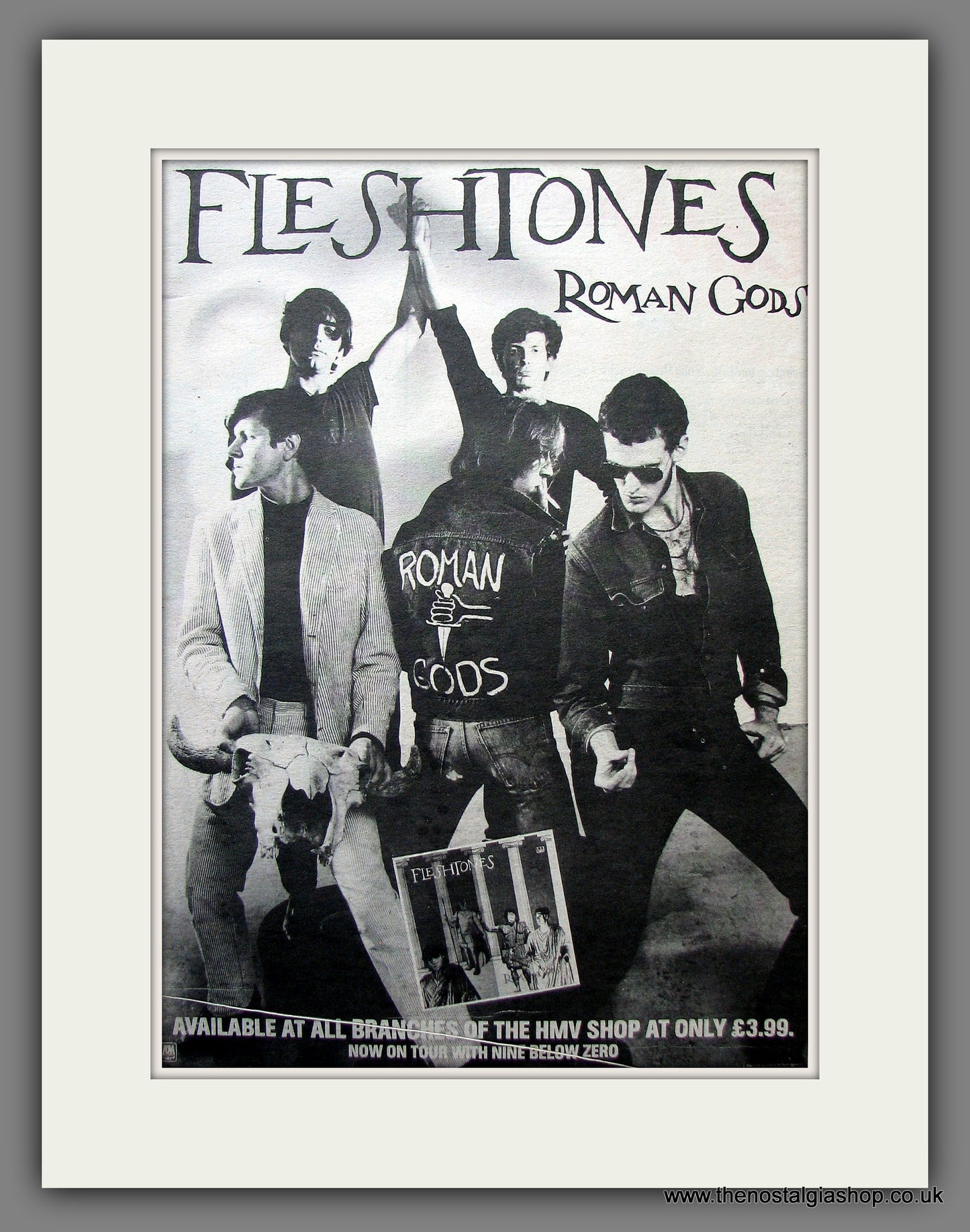 Fleshtones. Roman Gods. Vintage Advert 1982 (ref AD13982)