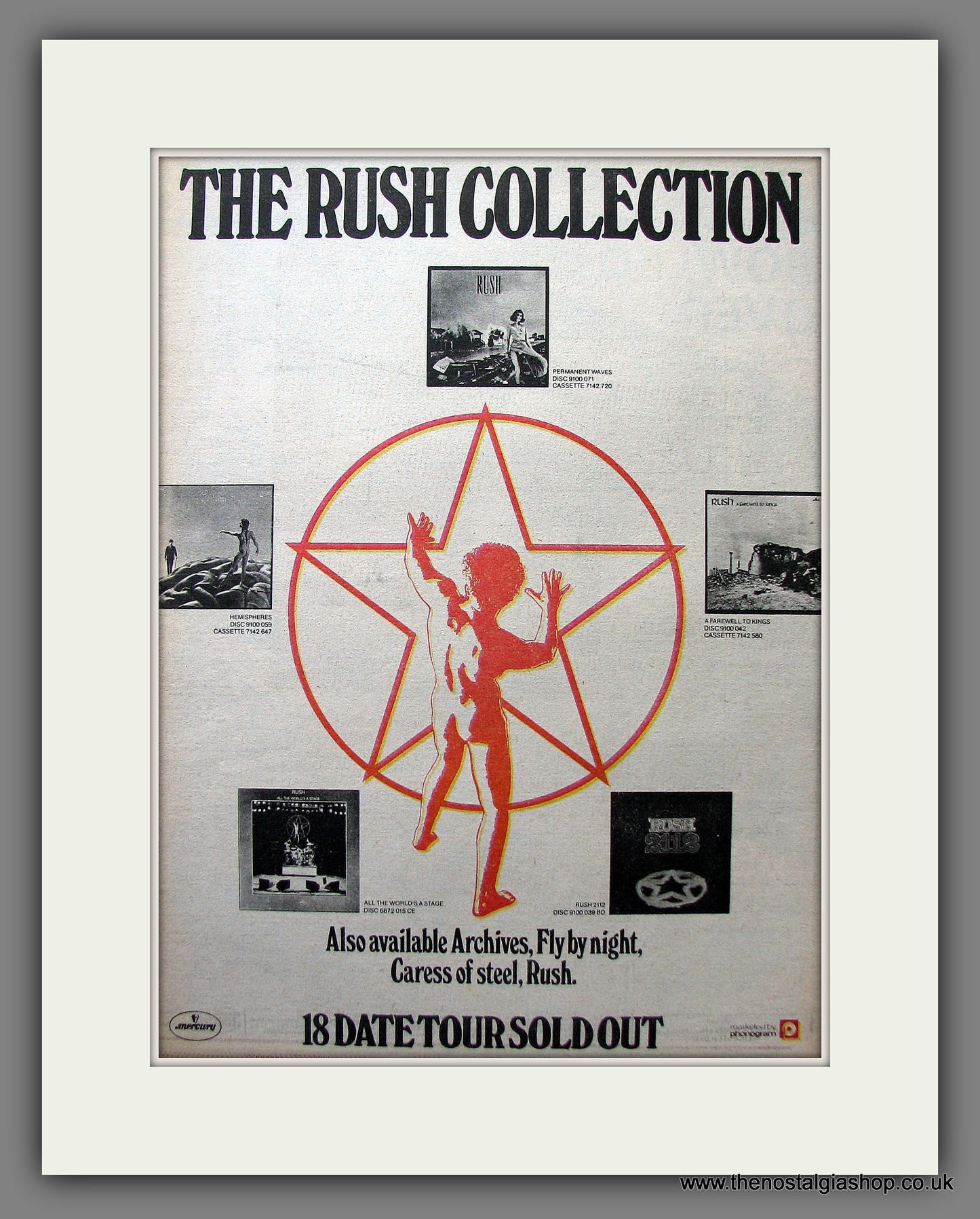 Rush. Collection. Vintage Advert 1980 (ref AD13985)