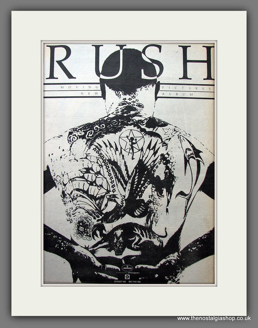 Rush. Moving Pictures. Vintage Advert 1981 (ref AD13986)