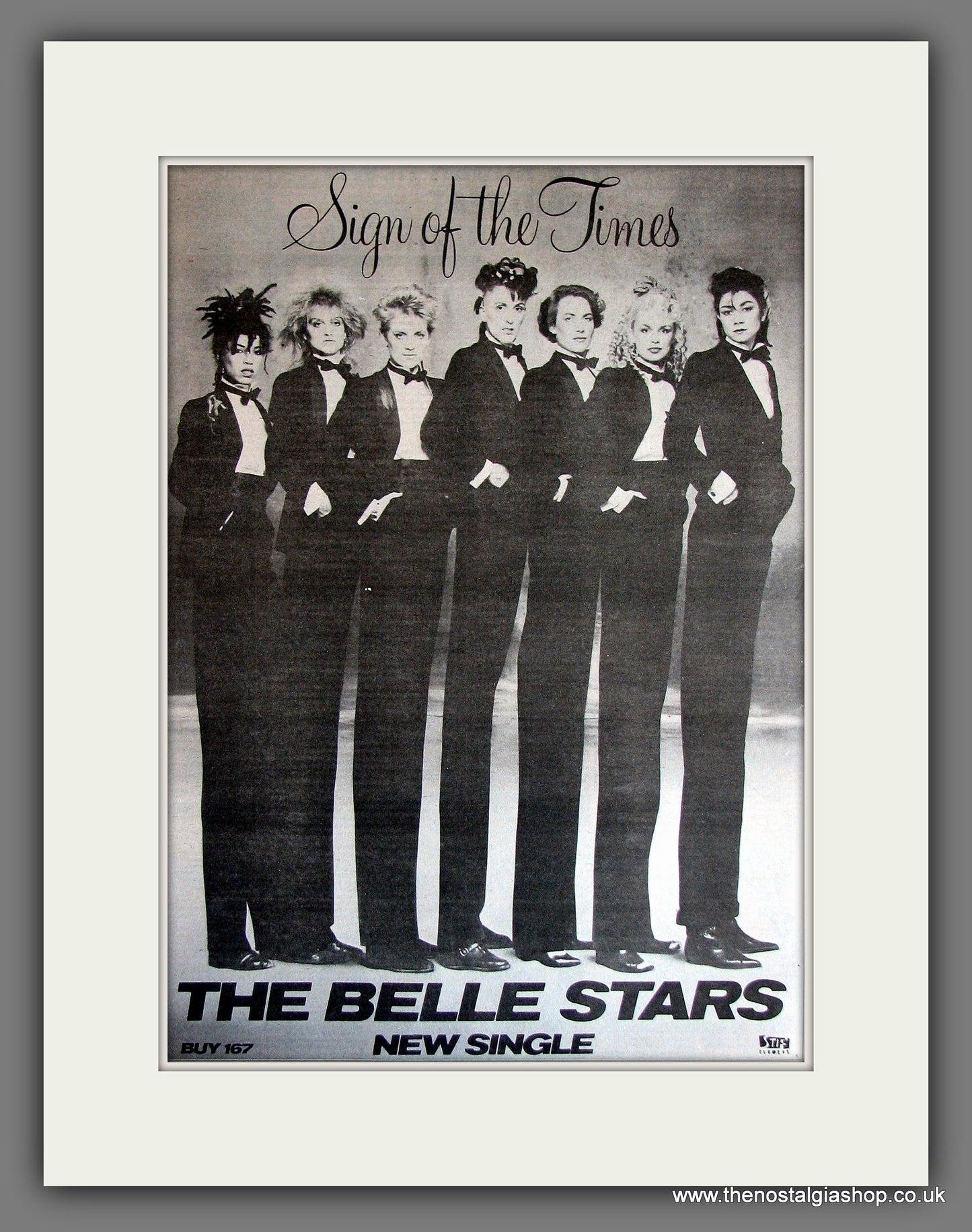 Belle Stars. Sign Of The Times. Vintage Advert 1983 (ref AD13999)