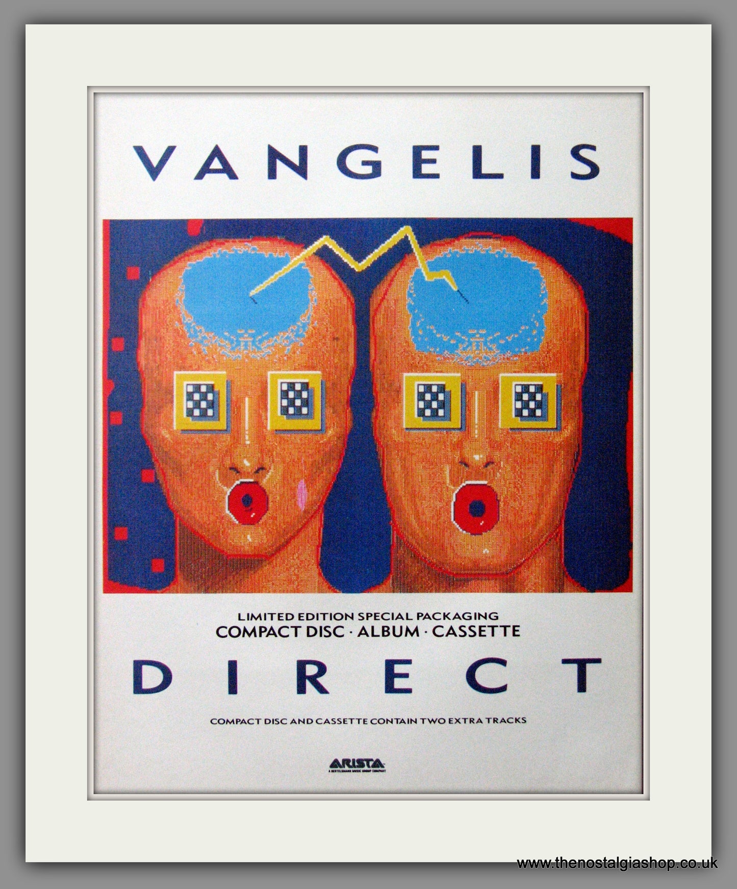 Vangelis Direct. Original Advert 1988 (ref AD53351)