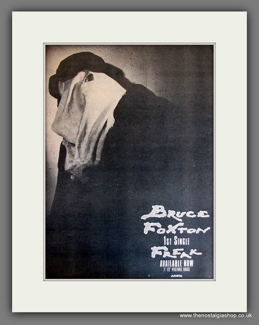 Bruce Foxton Freak. Vintage Advert 1983 (ref AD14042)