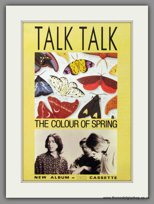 Talk Talk. The Colour Of Spring. Original Advert 1986 (Ref AD52627)
