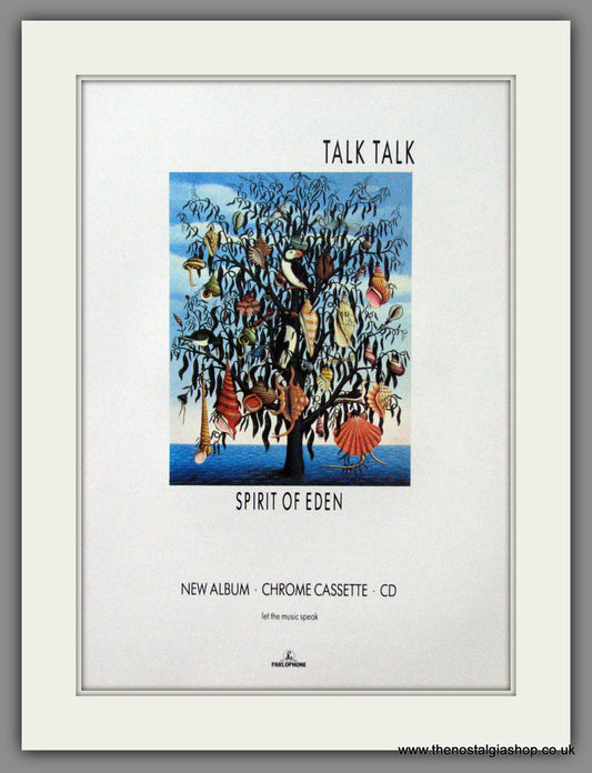Talk Talk. Spirit Of Eden. Original Advert 1988 (Ref AD52628)