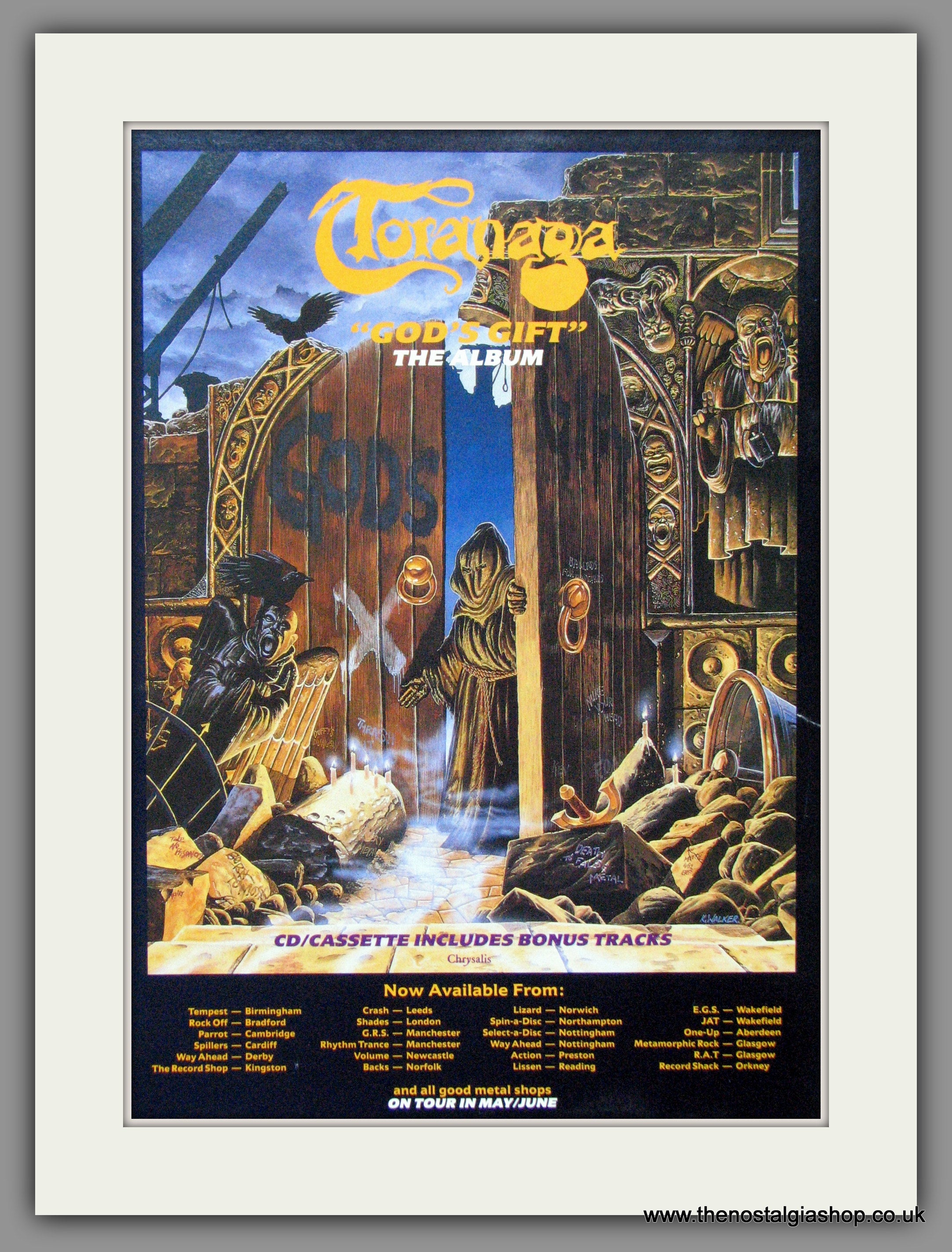 Toranaga, God's Gift. 1990 Original Advert (ref AD52783) – The