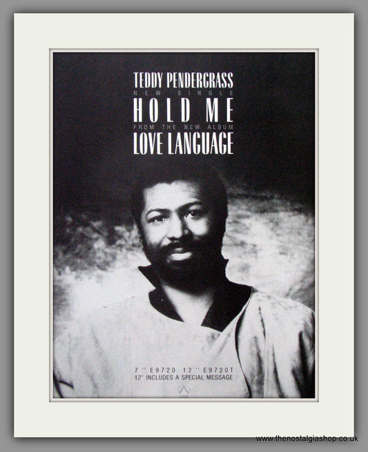 Terry Pendergrass, Hold Me. 1984 Original Advert (ref AD52833)
