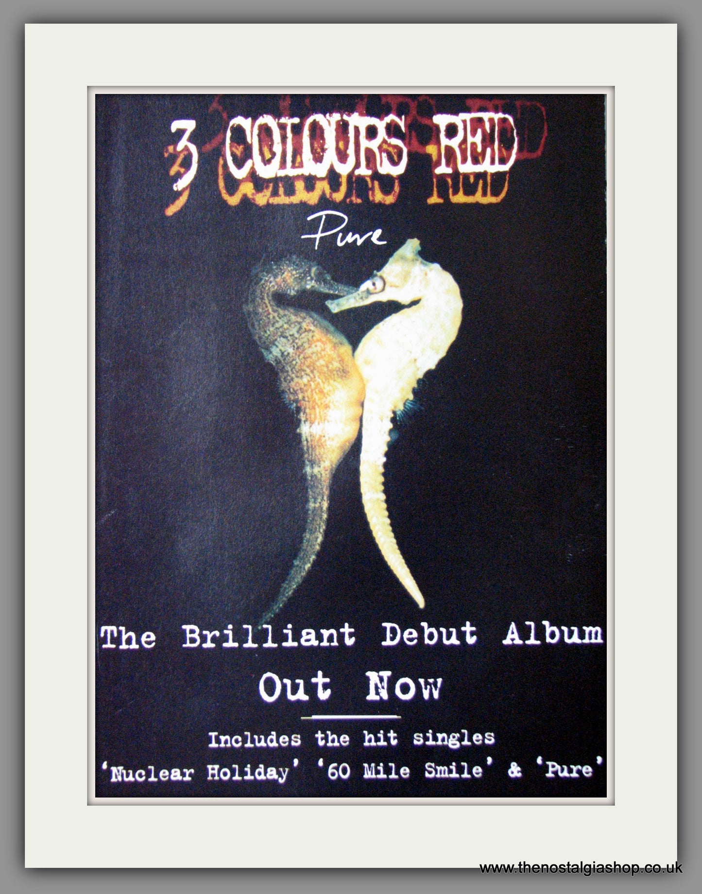 3 Colours Red, Pure. 1997 Original Advert (ref AD53075)