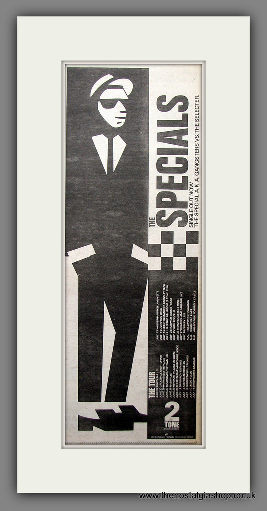 Specials (The) UK Tour. Original Advert 1979 (ref AD200160)