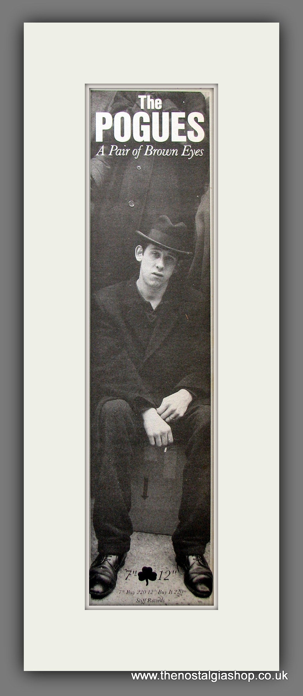 Pogues (The) A Pair Of Brown Eyes. Original Advert 1985 (ref AD200212)