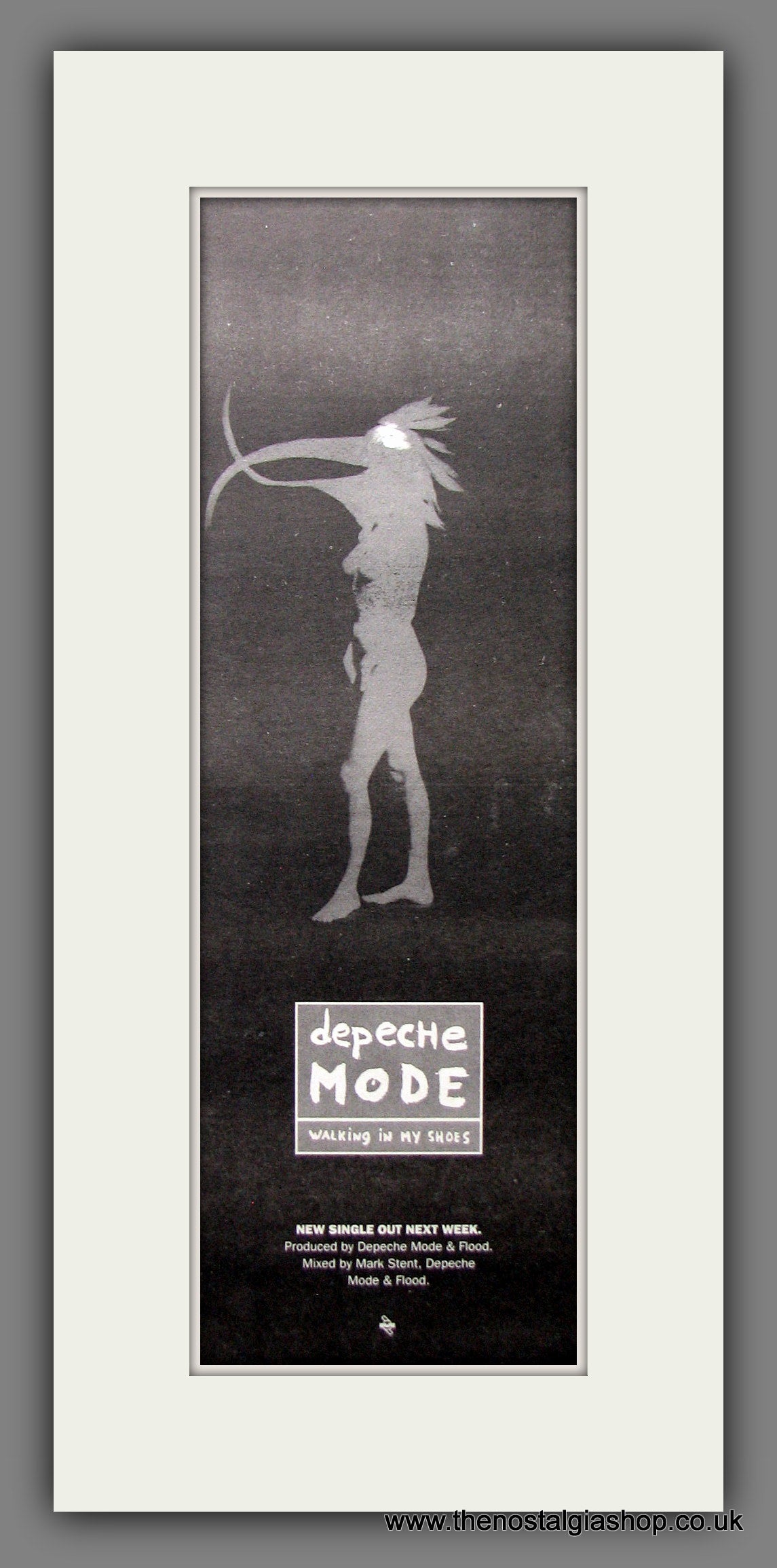 Depeche Mode. Walking In My Shoes. Original Advert 1993 (ref AD200214)