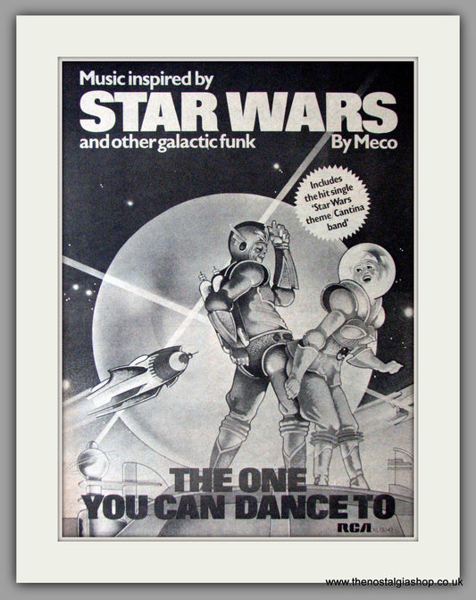 Star Wars. Music by Meco. Vintage Advert 1977 (ref AD11357)