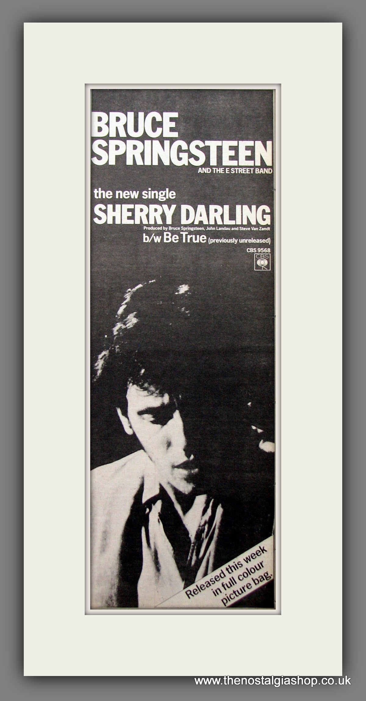 Bruce Springsteen. Sherry Darling. Original Advert 1981 (ref AD200231 ...