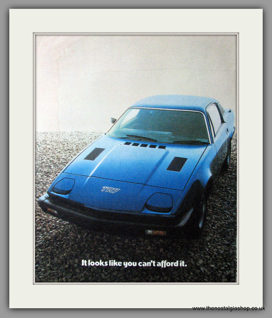 Triumph TR7. Original  Advert 1976 (ref AD55896)