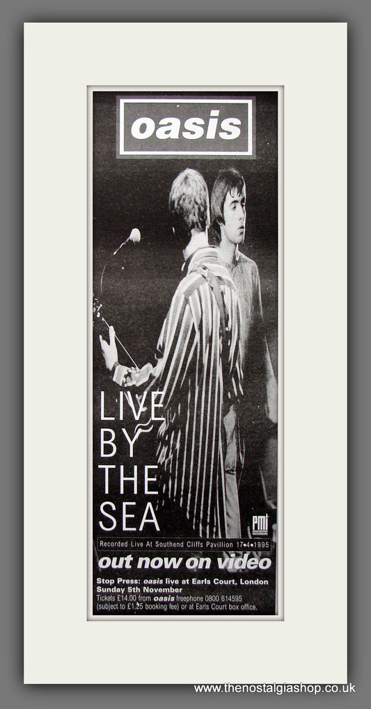 Oasis Live By The Sea. Original Advert 1995 (ref AD200274)