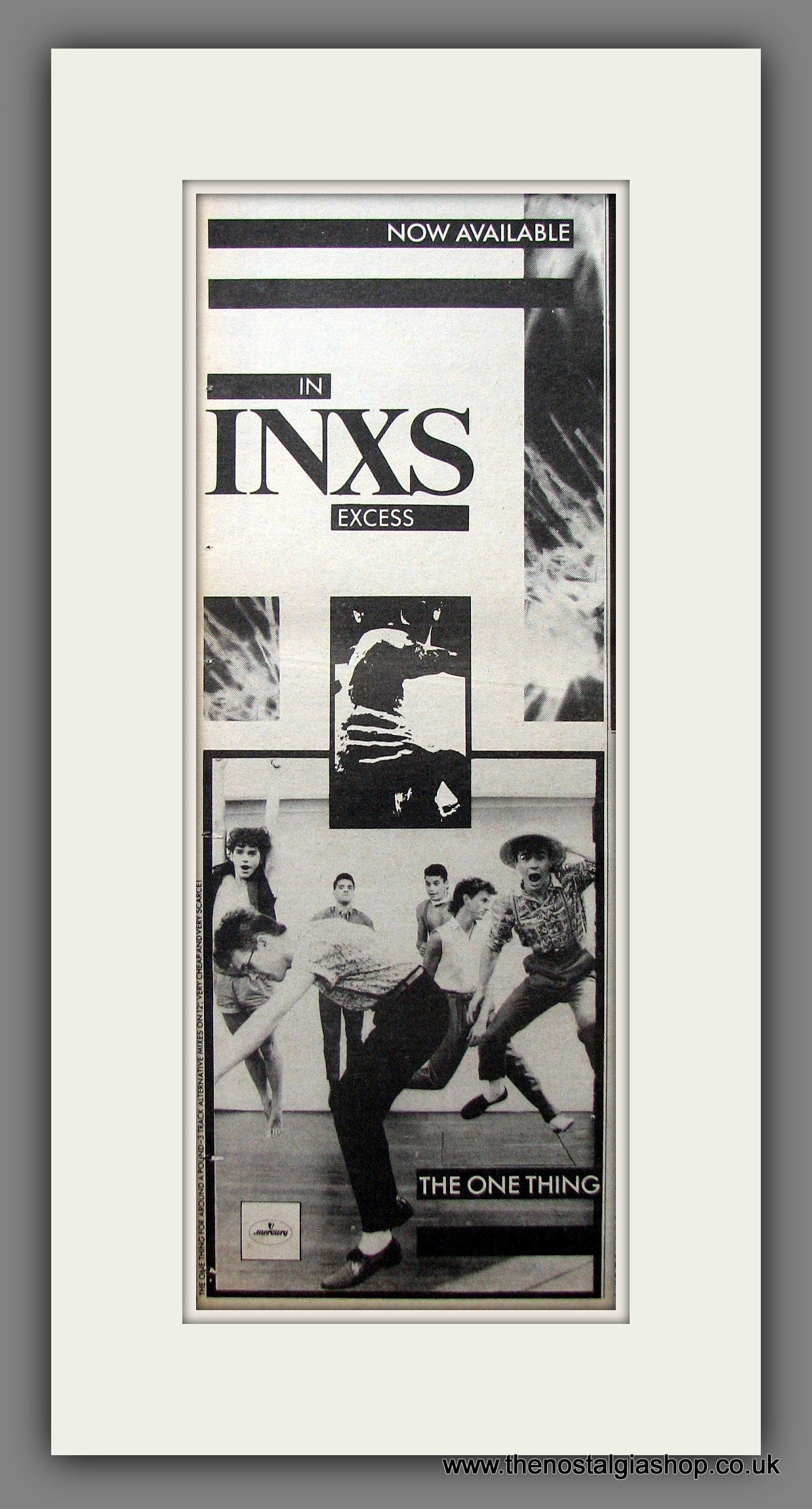 INXS The One Thing. Original Advert 1983 (ref AD200287)