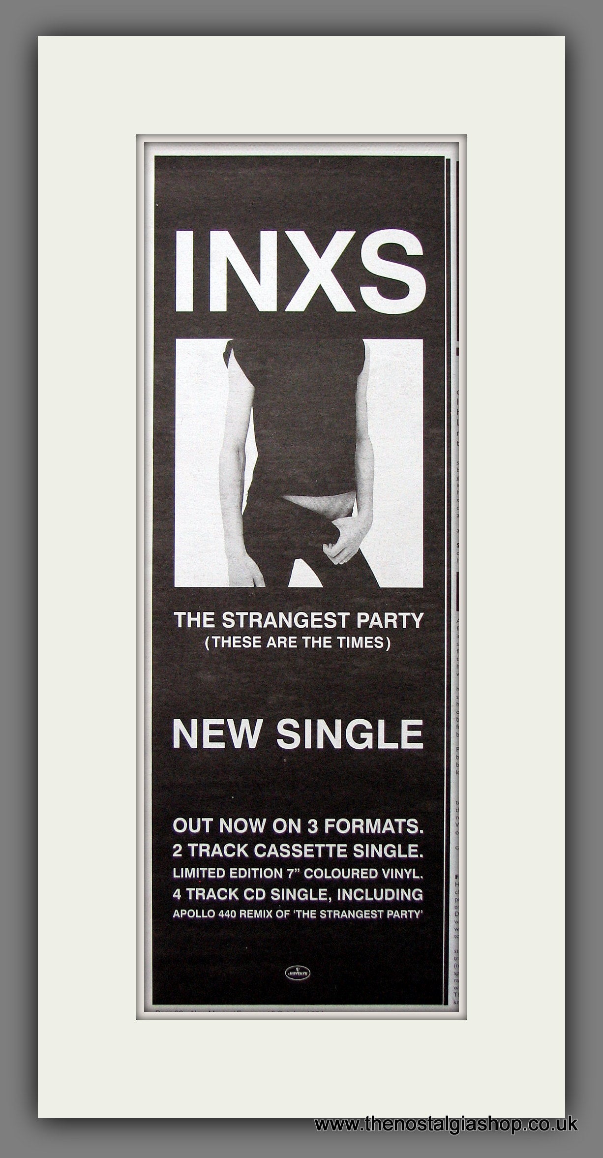 INXS The Strangest Party. Original Advert 1994 (ref AD200288)