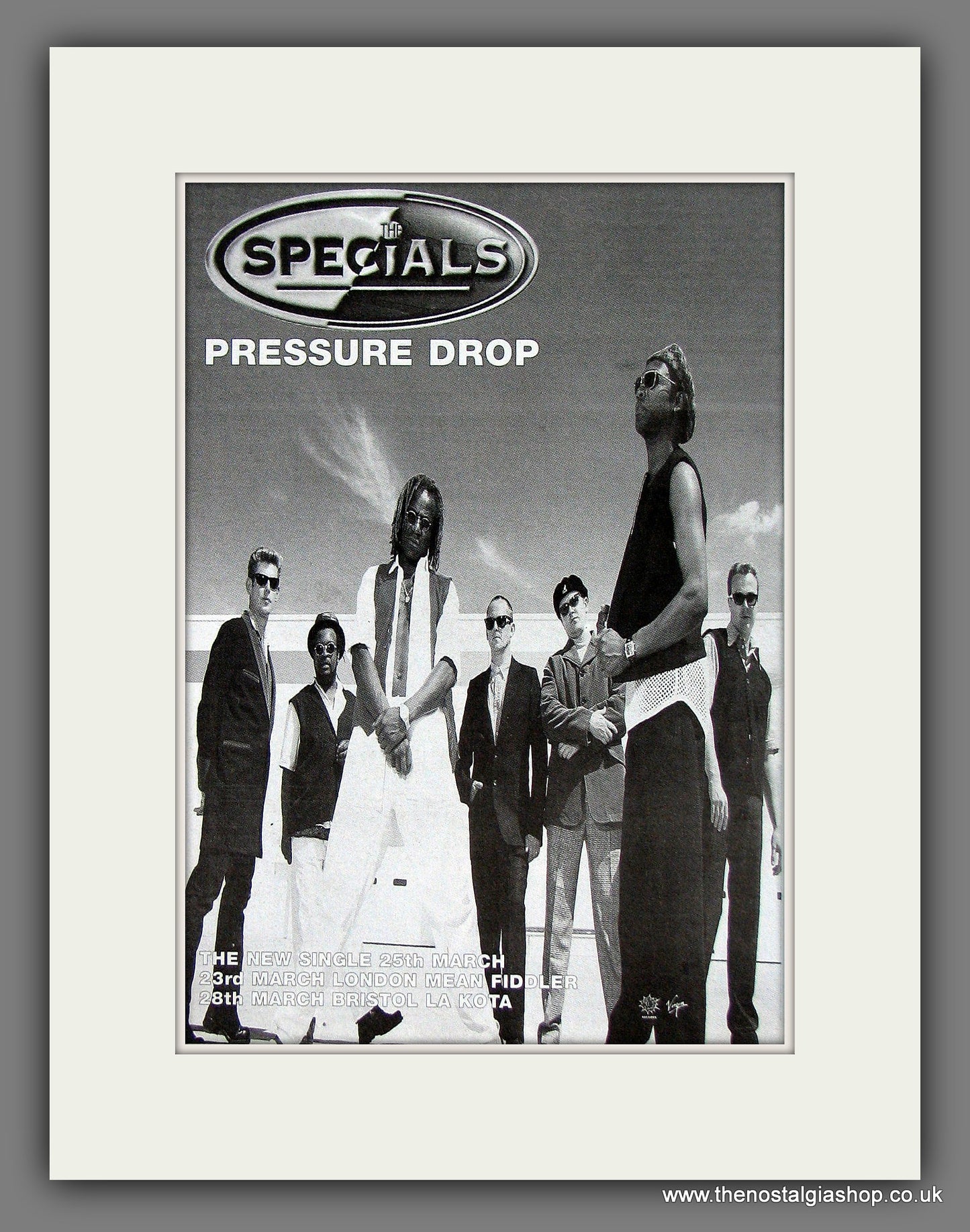 Specials (The) Pressure Drop. Original Vintage Advert 1996 (ref AD56358)