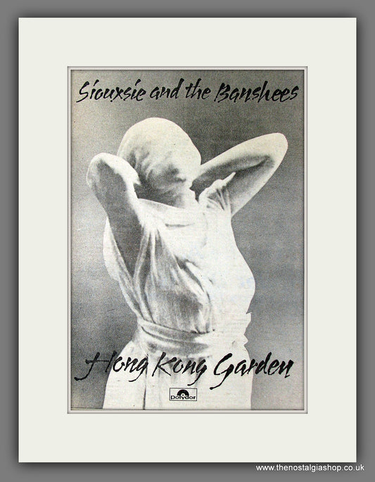 Siouxsie And The Banshees Hong Kong Garden. Original Vintage Advert 1978 (ref AD56373)