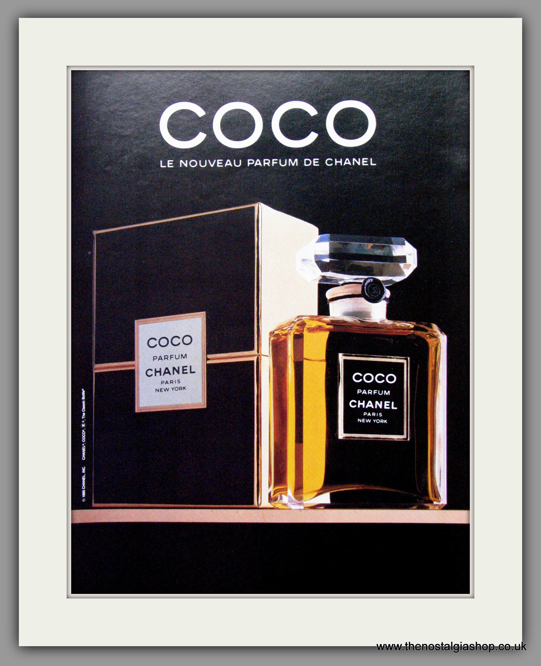 Coco Chanel Perfume. Original Advert 1986 (ref AD52613) – The Nostalgia Shop