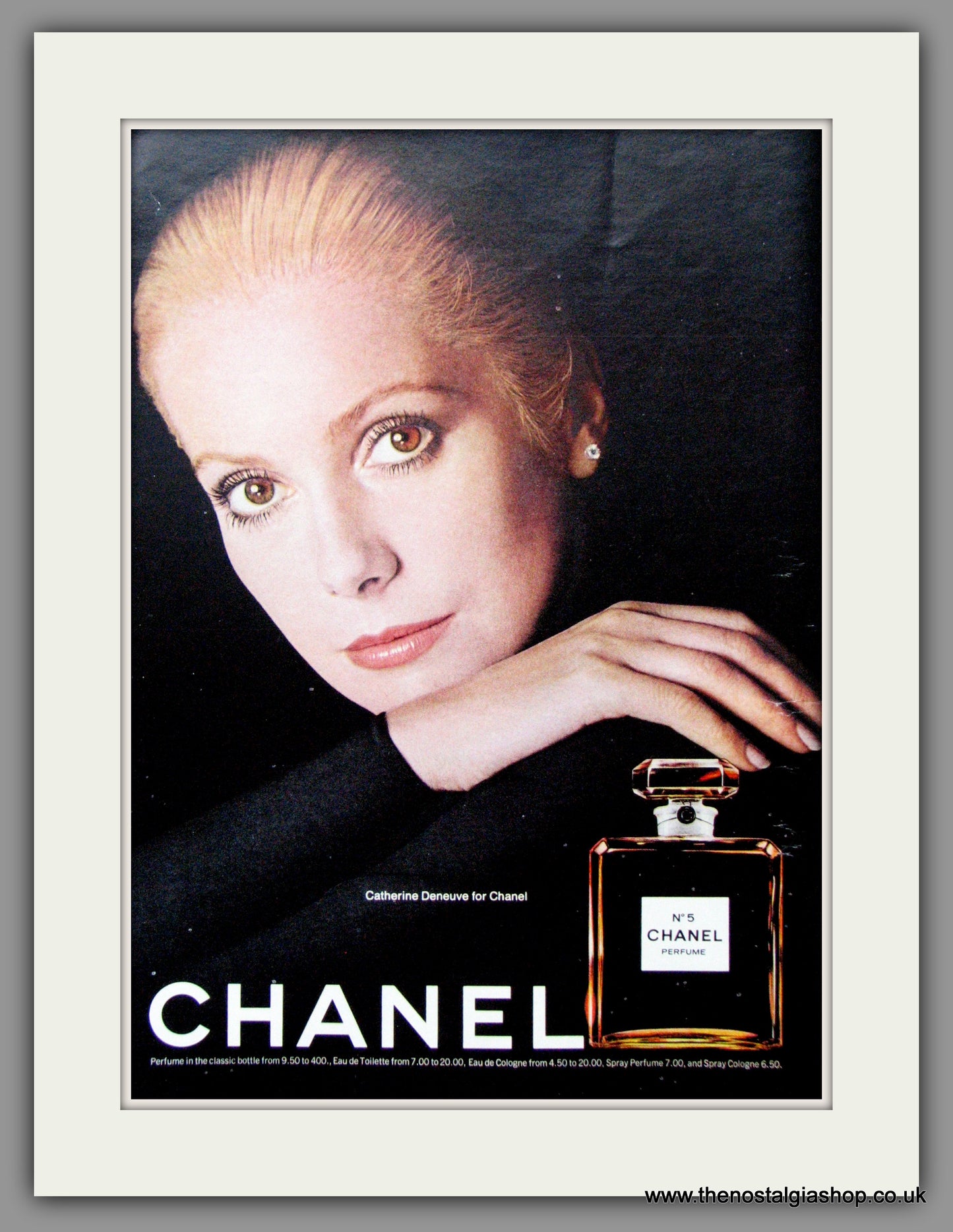 Chanel No.5 With Catherine Deneuve. Original Advert 1973 (ref AD52619)