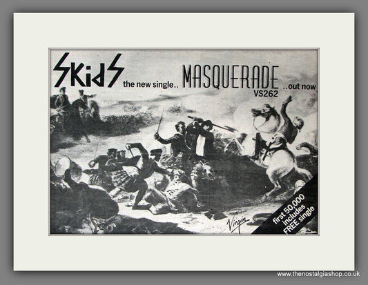 Skids Masquerade. Original Vintage Advert 1979 (ref AD56383)