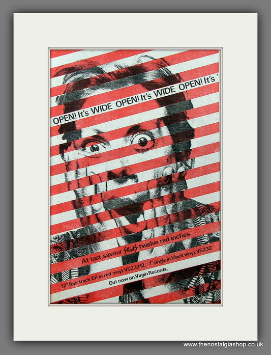 Skids Wide Open. Original Vintage Advert 1978 (ref AD56387)