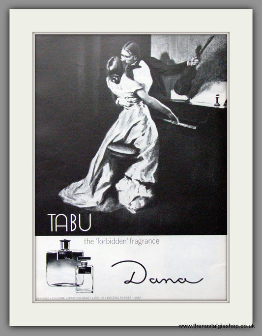 Tabu. Dana. Perfume. Original Advert 1965 (ref AD51611)