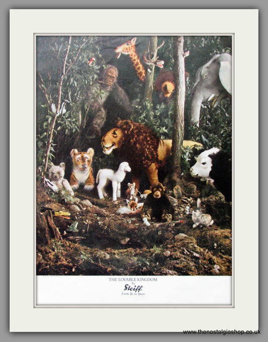 Steiff Toys, The Lovable Kingdom. Original Advert 1970 (ref AD51715)