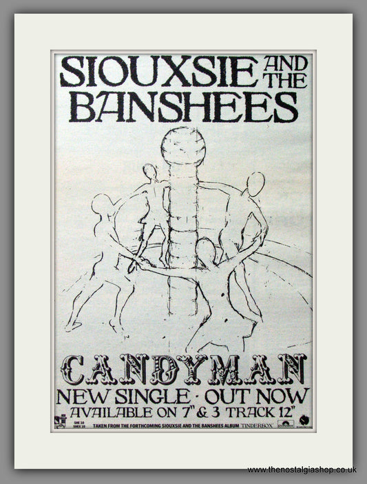 Siouxsie And The Banshees. Candyman. 1986 Original Advert (ref AD51728)