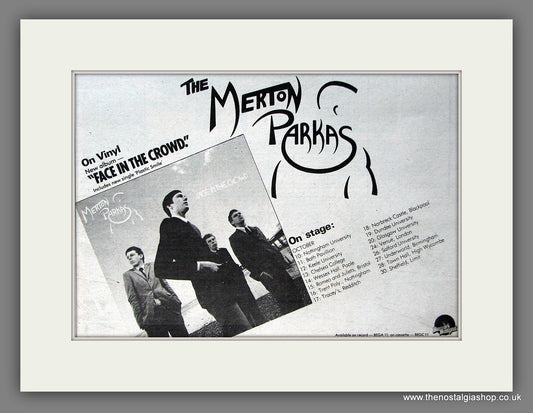 Merton Parkas (The) Face In The Crowd. Original Vintage Advert 1979 (ref AD56441)