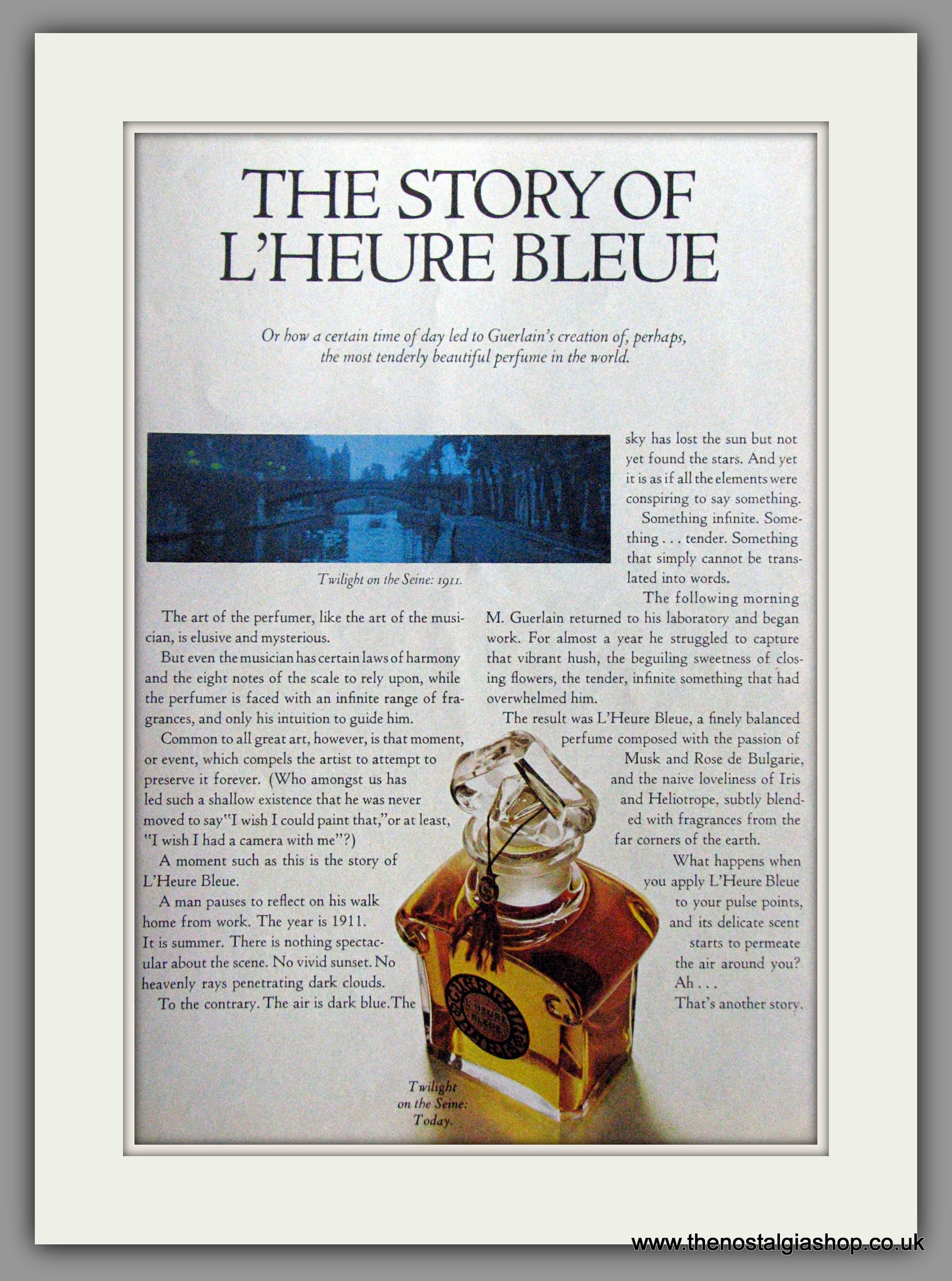 L'Heure Original Advert 1969 (ref