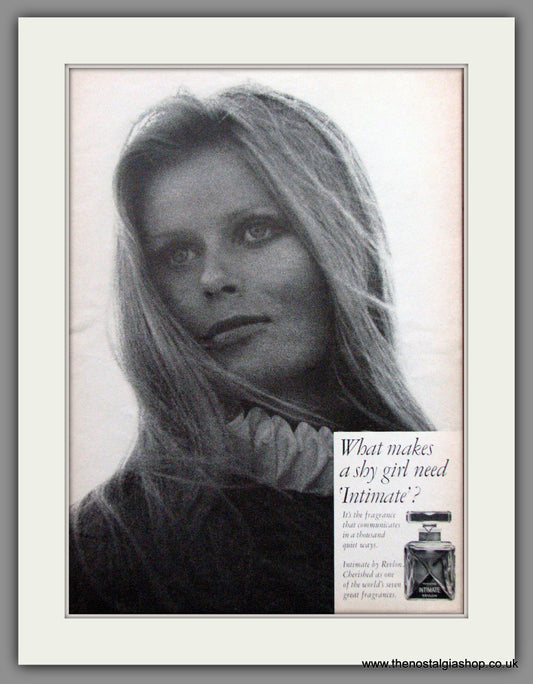 Revlon, Intimate. Perfume. Original Advert 1969 (ref AD51692)