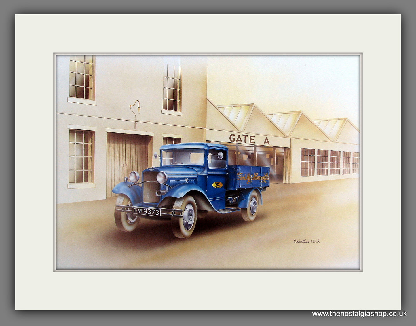 Ford Motor Company. 30 cwt Model AA Truck.  Mounted print