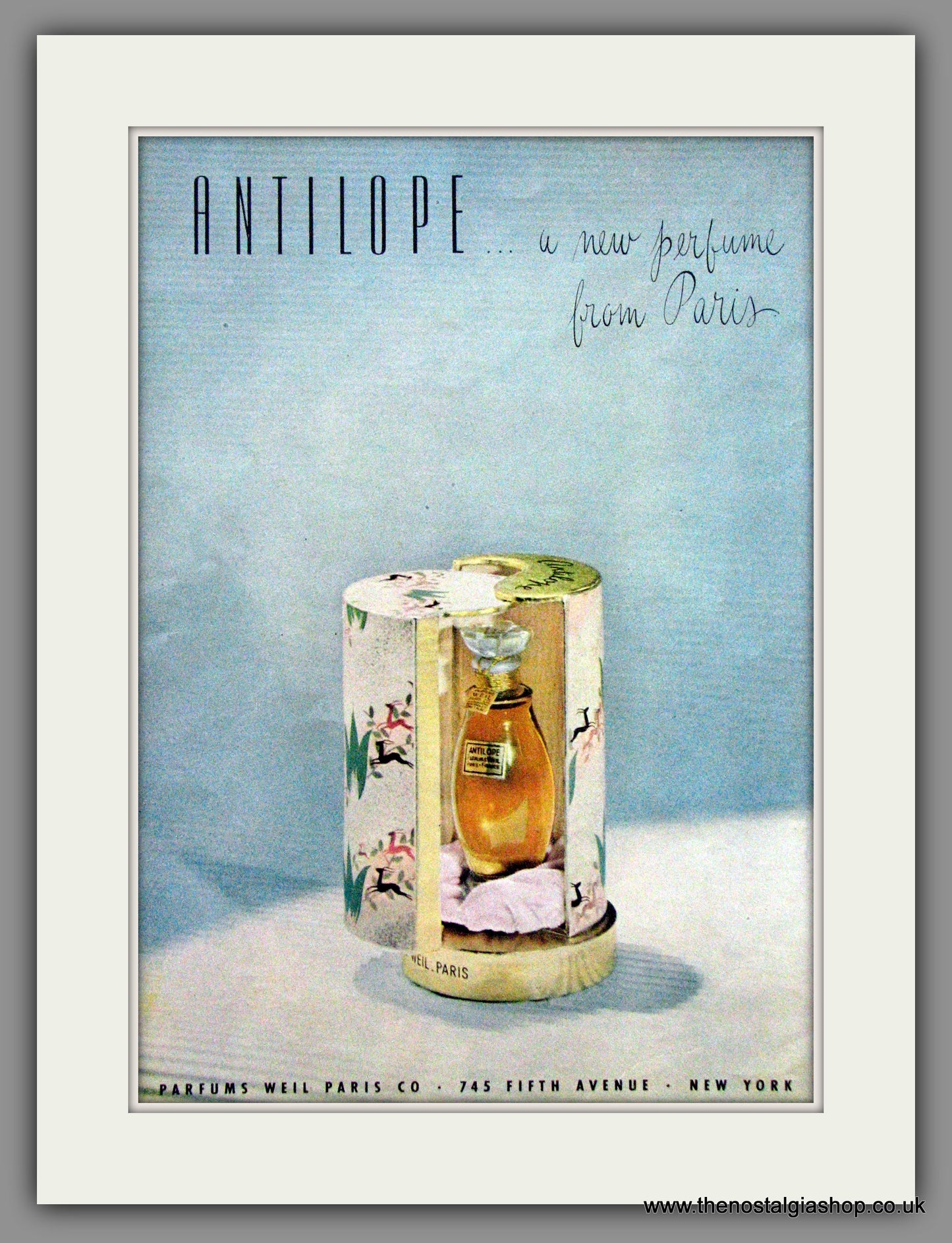 Antilope. Paris Perfume. Original Advert 1947 (ref AD51695)