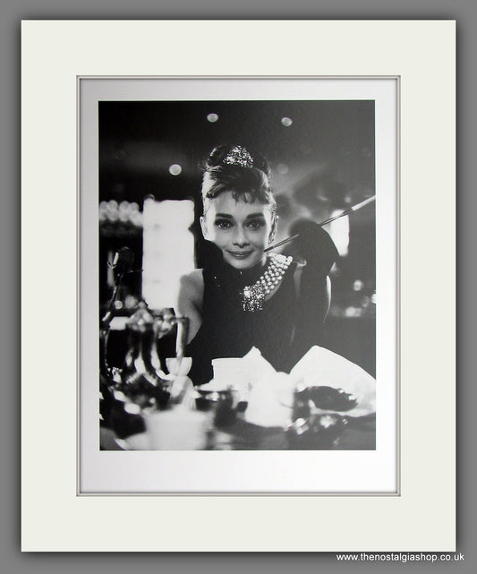 Audrey Hepburn. Mounted Print.