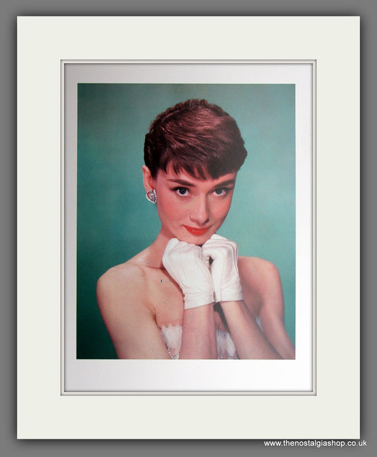 Audrey Hepburn. Mounted Print.