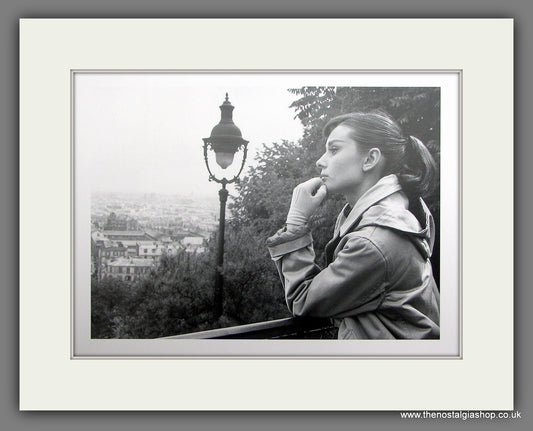 Audrey Hepburn. Mounted Print.