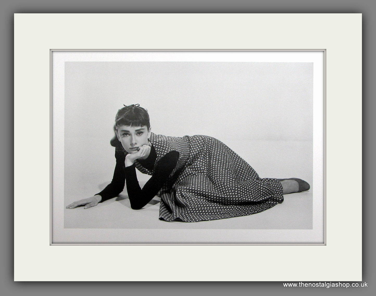 Audrey Hepburn. Mounted Print.