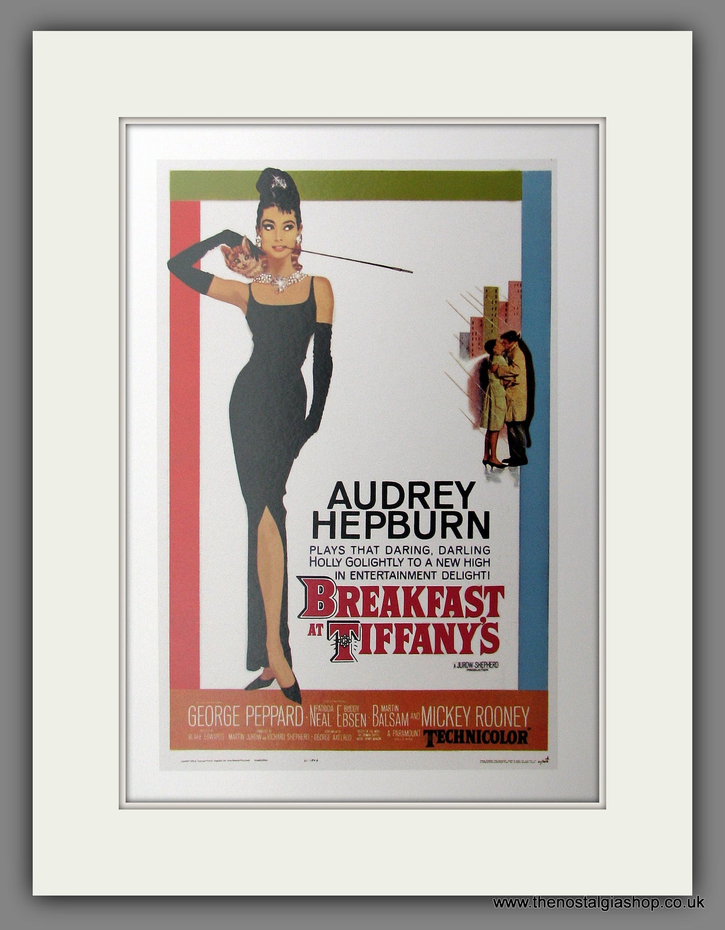 Breakfast At Tiffany's. Audrey Hepburn. Reproduction Advert (ref PR13447)