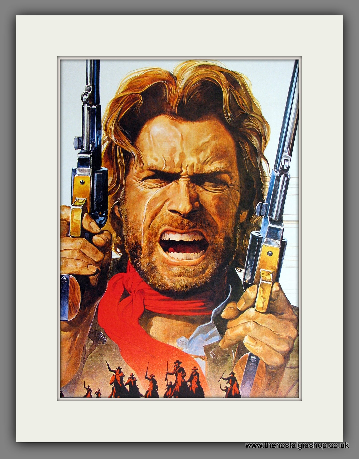 Clint Eastwood. Josey Wales. Mounted Print.