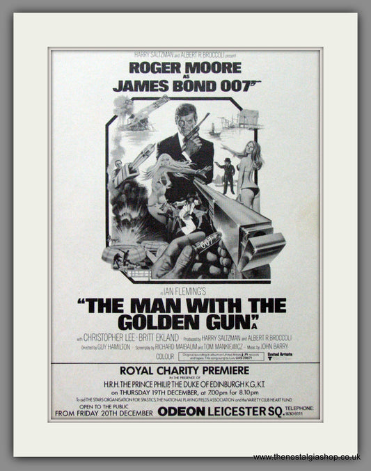 James Bond. The Man With The Golden Gun. Original Advert 1975 (ref AD51821)
