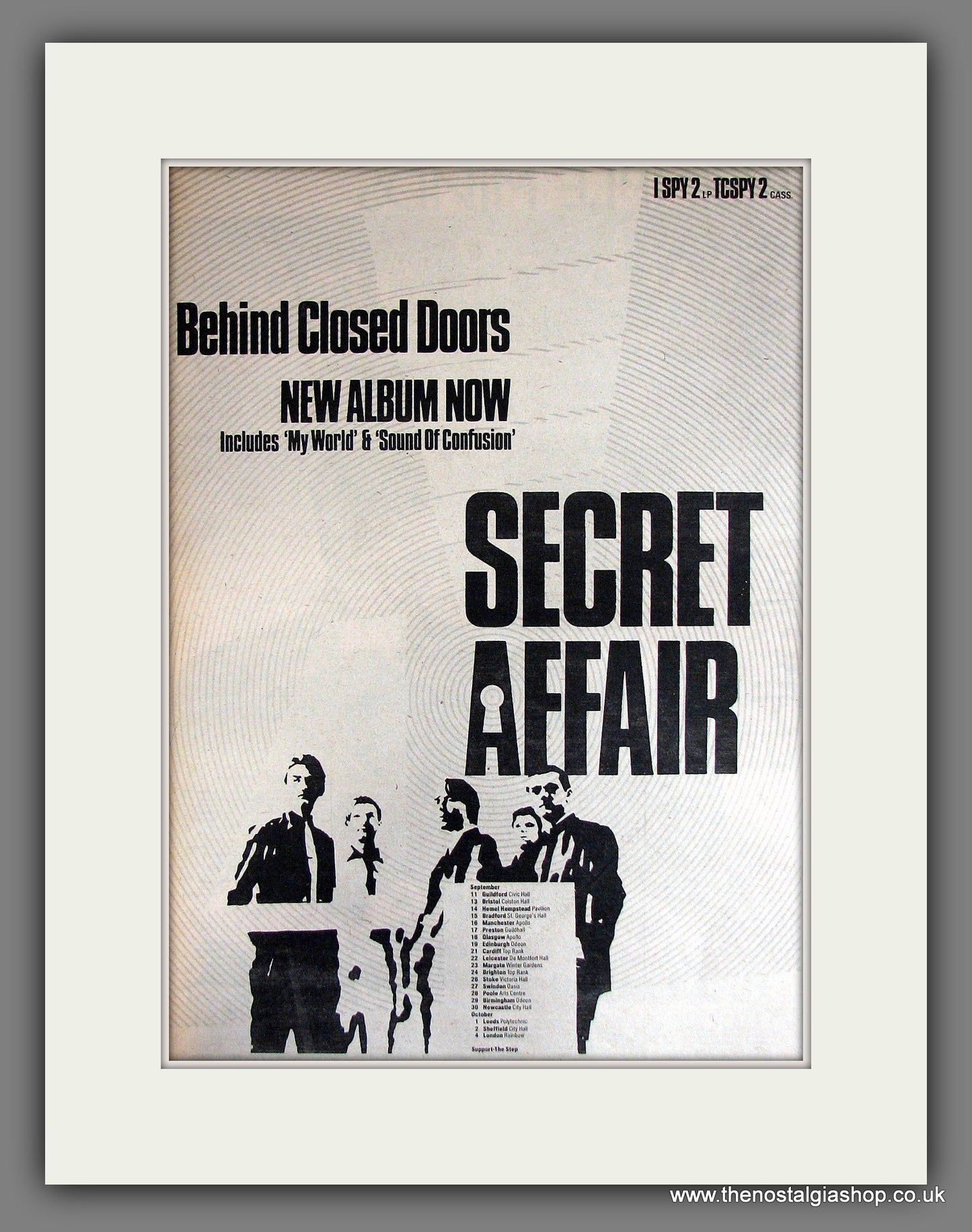 Secret Affair. Behind Closed Doors. Vintage Advert 1980 (ref AD14105)