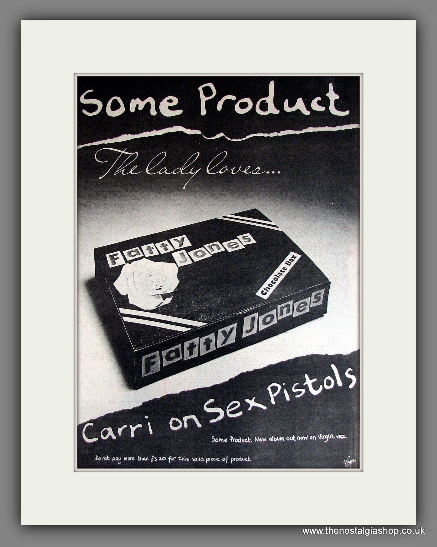 Sex Pistols. Some Product. Vintage Advert 1979 (ref AD14106)